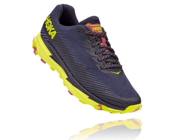 Hoka One One Torrent 2 Womens UK - Deep / Rose Trail Running Shoes - HFUCR6487